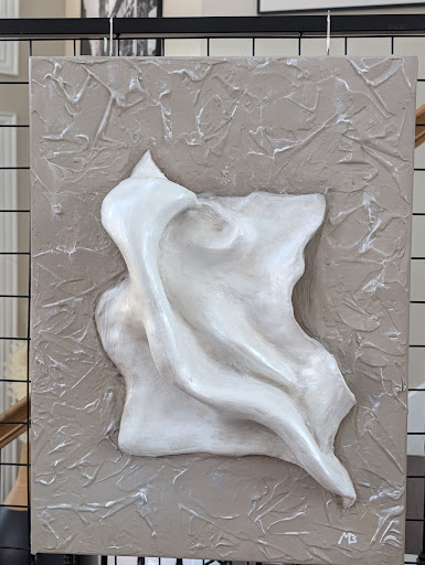 Plaster relief by Mark