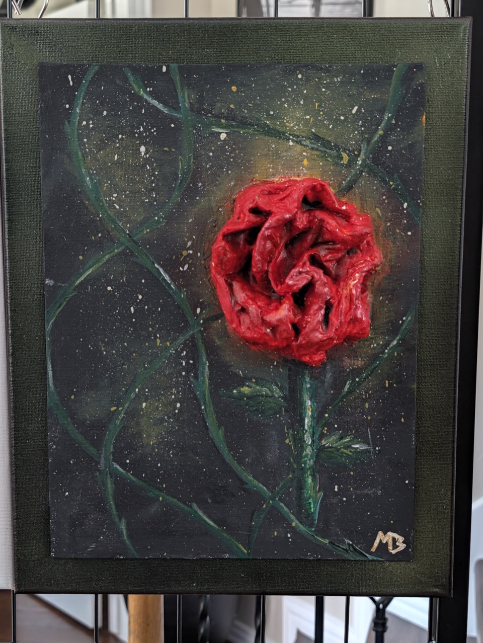 Plaster relief by Mark