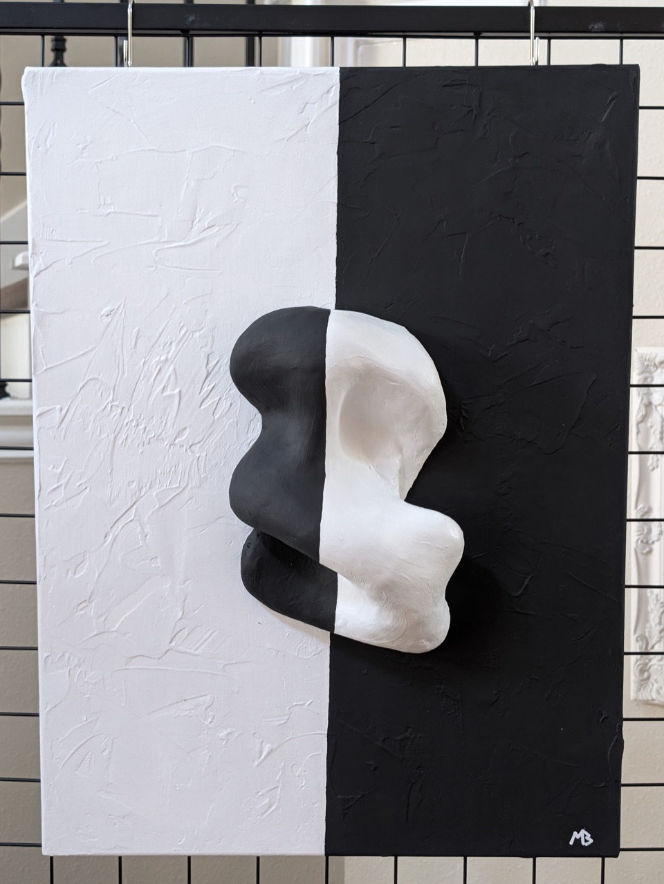 Plaster relief by Mark