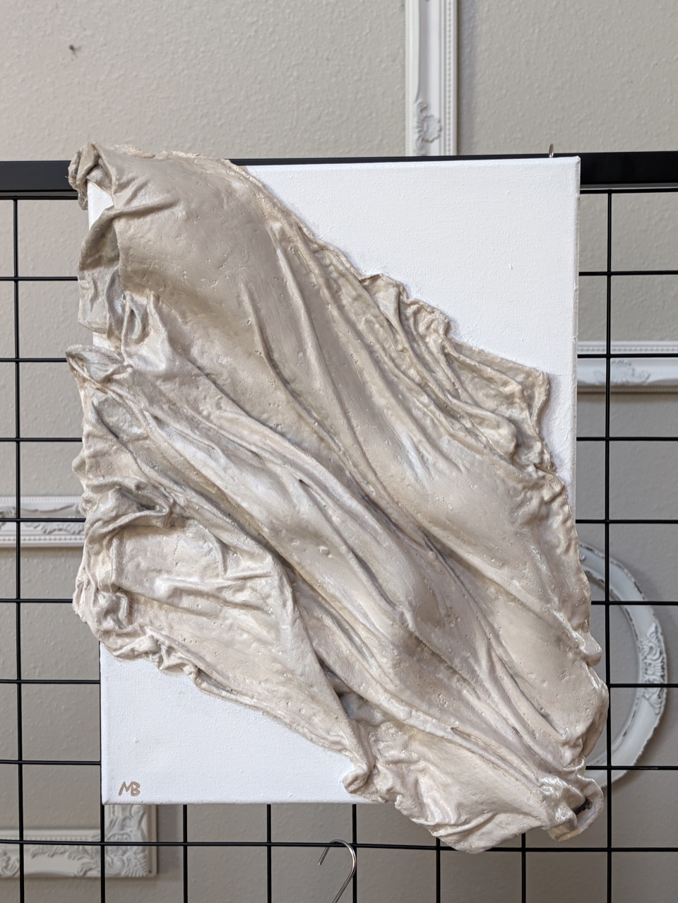 Plaster relief by Mark