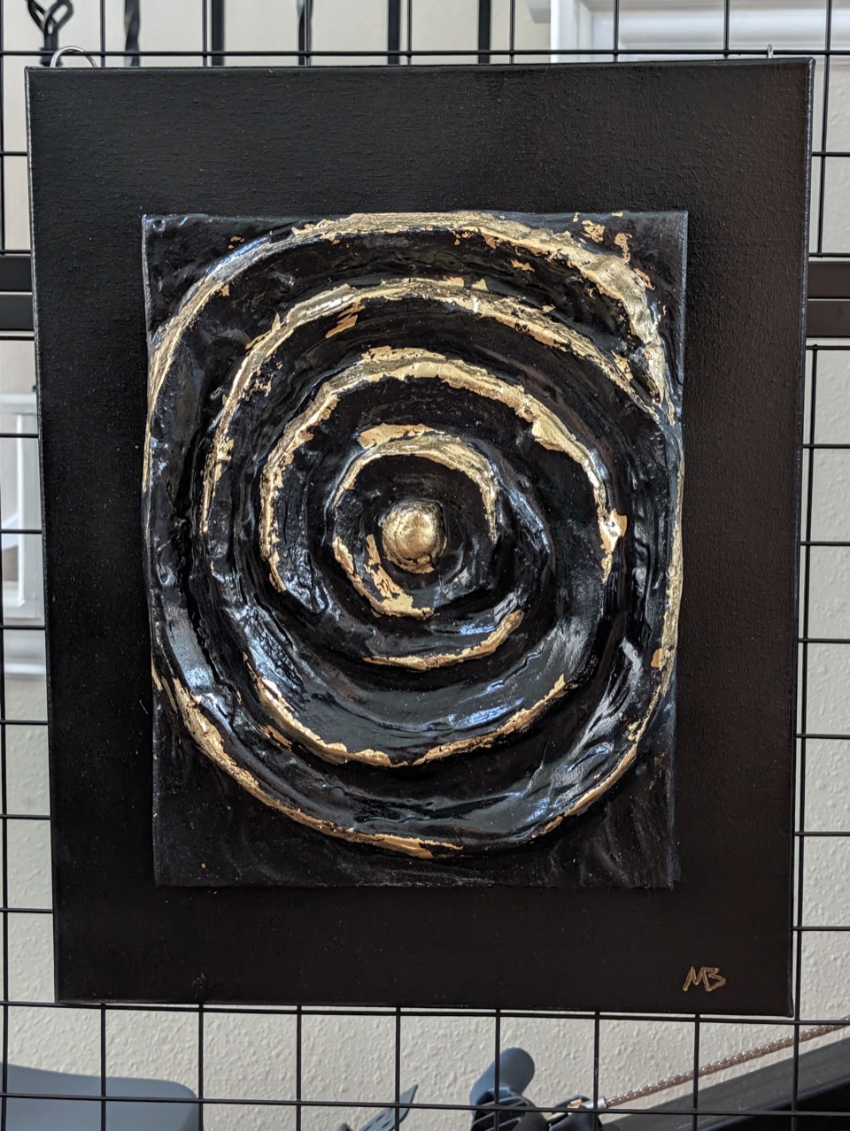 Plaster relief by Mark