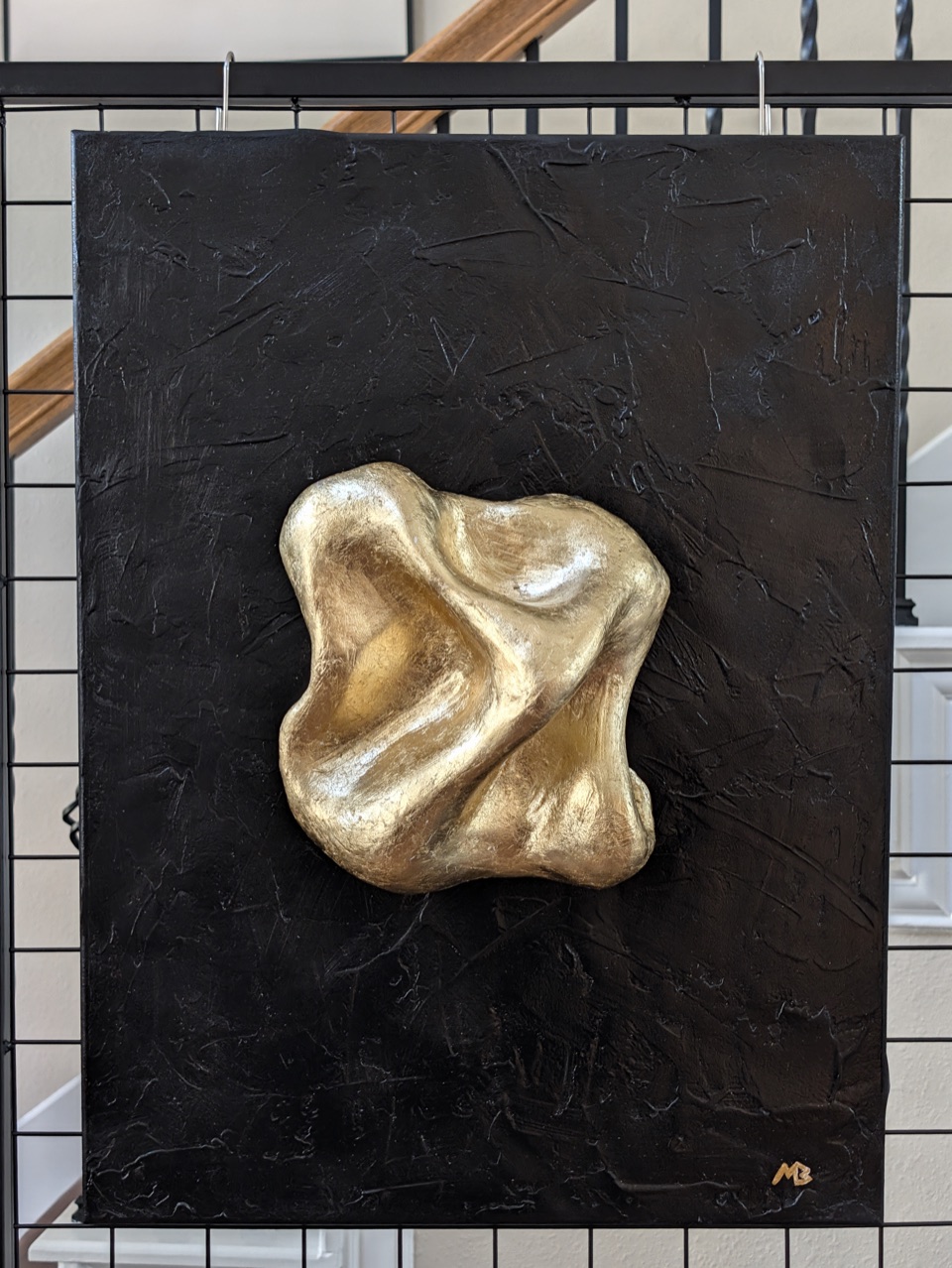 Plaster relief by Mark