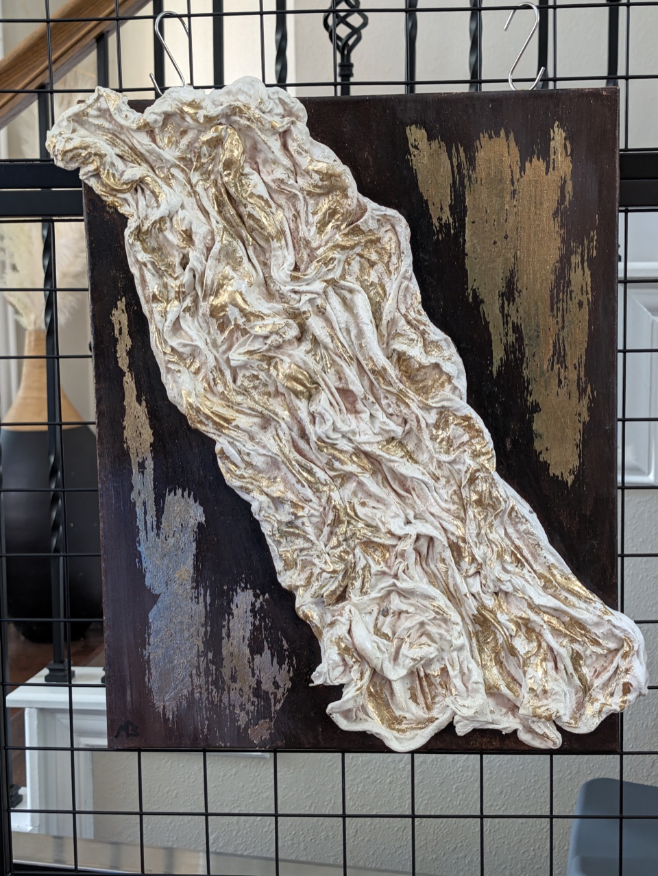 Plaster relief by Mark